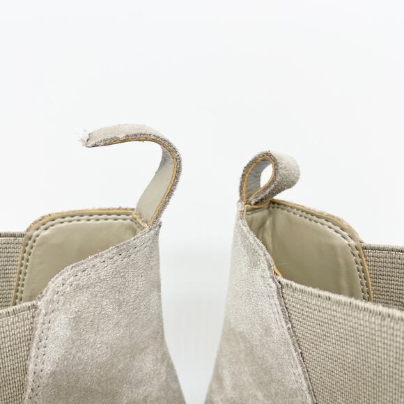 Marc Fisher Women's Yikalo Suede Leather Chelsea Bootie Taupe Size 9 M - Picture 15 of 15